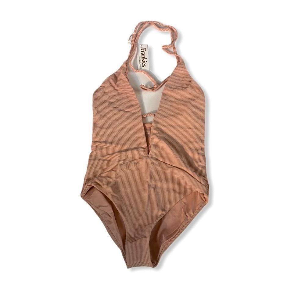 Frankie's Lilly Ribbed One Piece Bathing Suit nwt - Picture 4 of 12